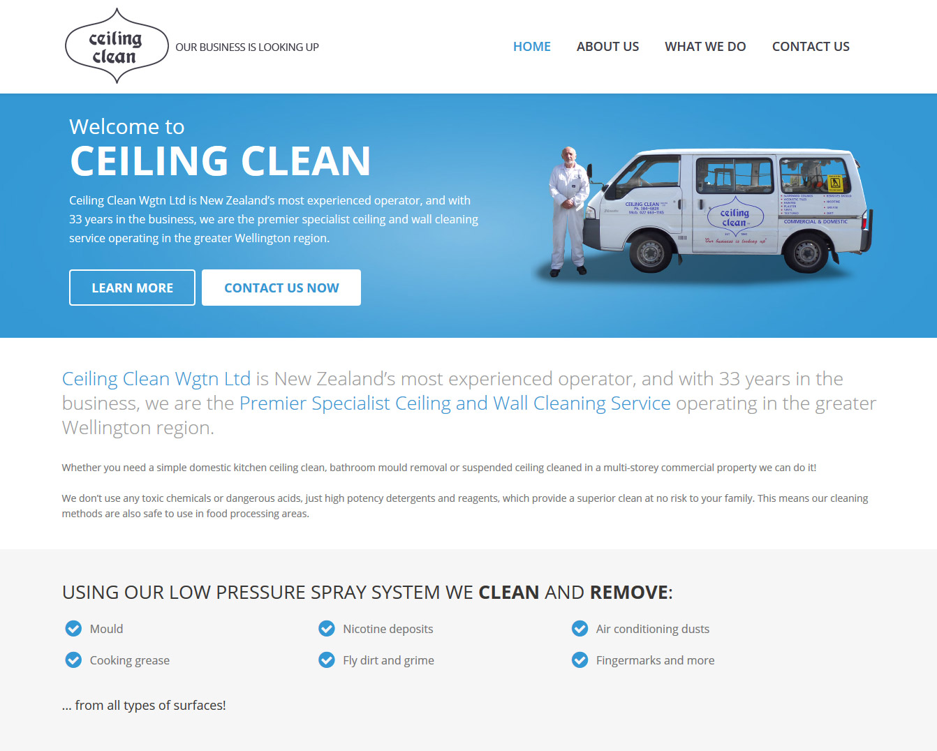 Ceiling Clean Wellington Design Lounge